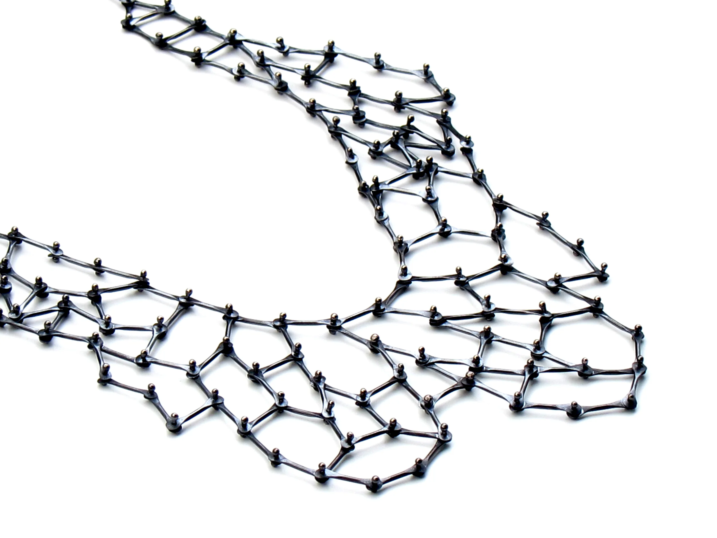Mesh Lace Necklace - Detail