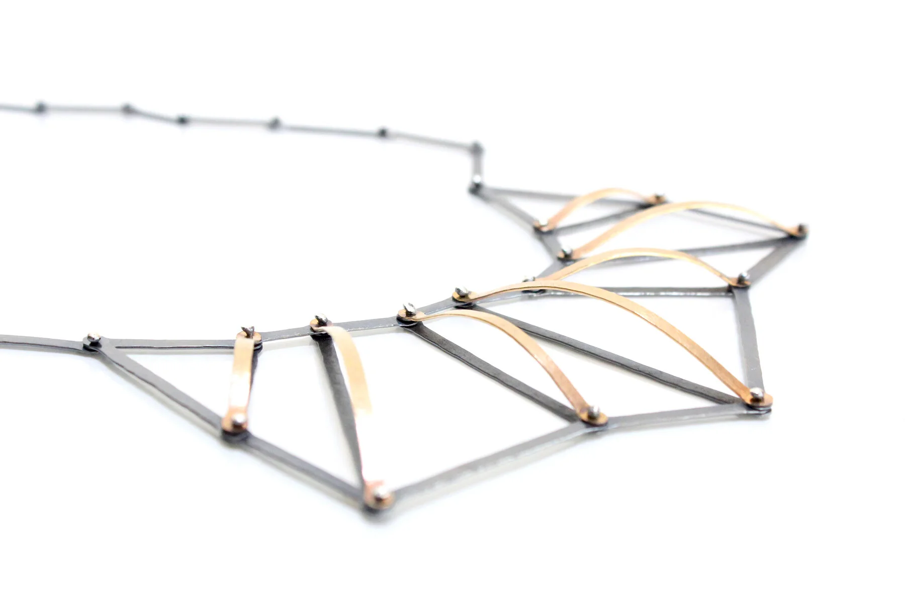 Dimensional Ladder Necklace