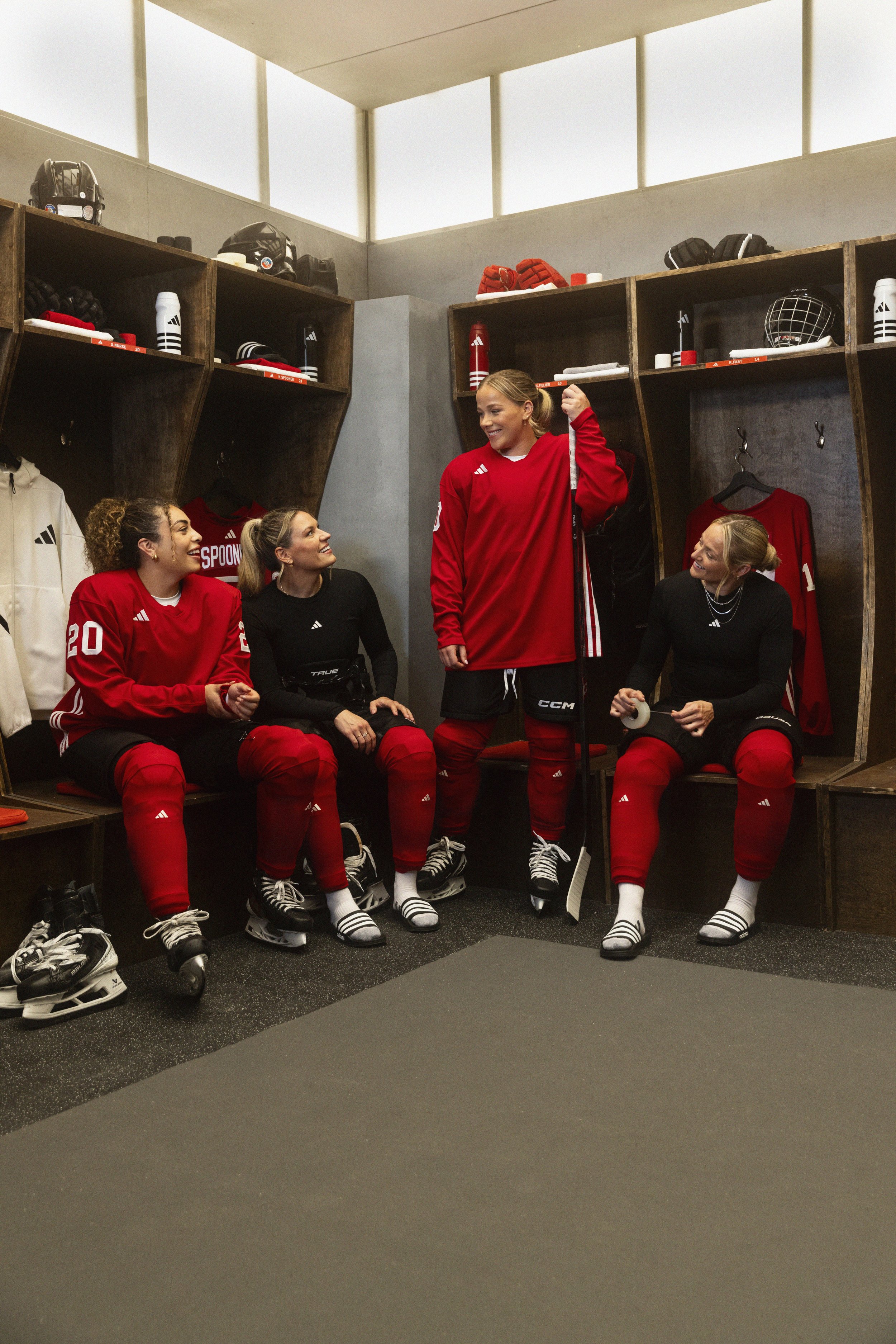 Fillier - Spooner - Fast - Adidas &. Hockey Canada
