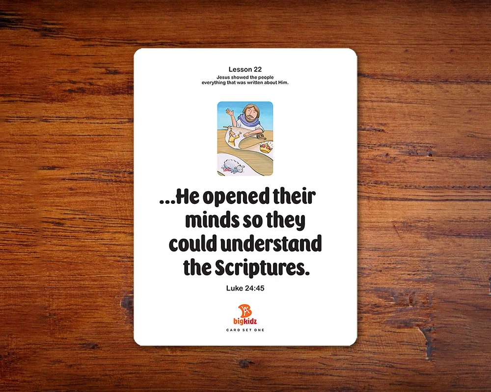 Beautiful flashcards make verse memorization fun