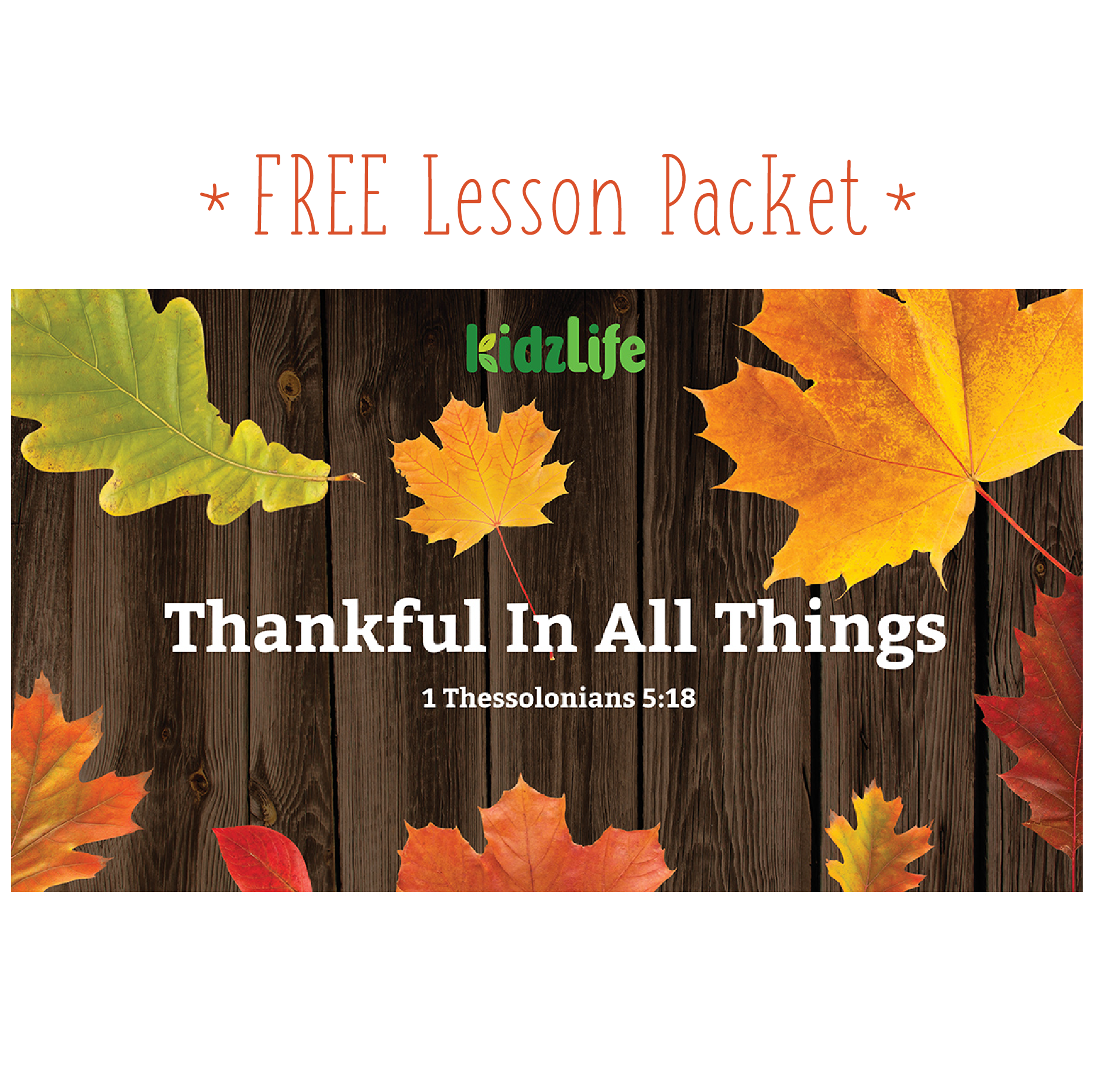 Free Thanksgiving Lesson Pack