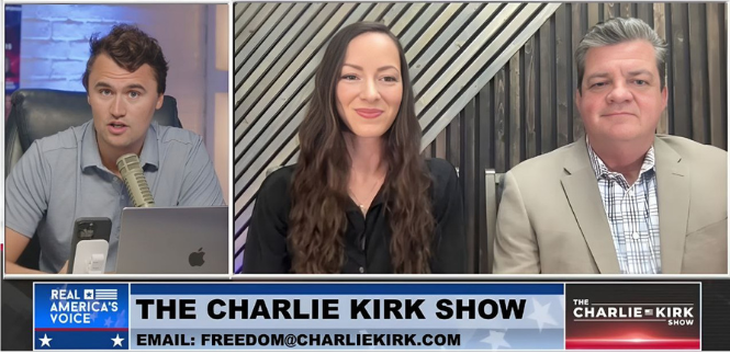  Charlie Kirk, Jessica Tapia, Robert Tyler 