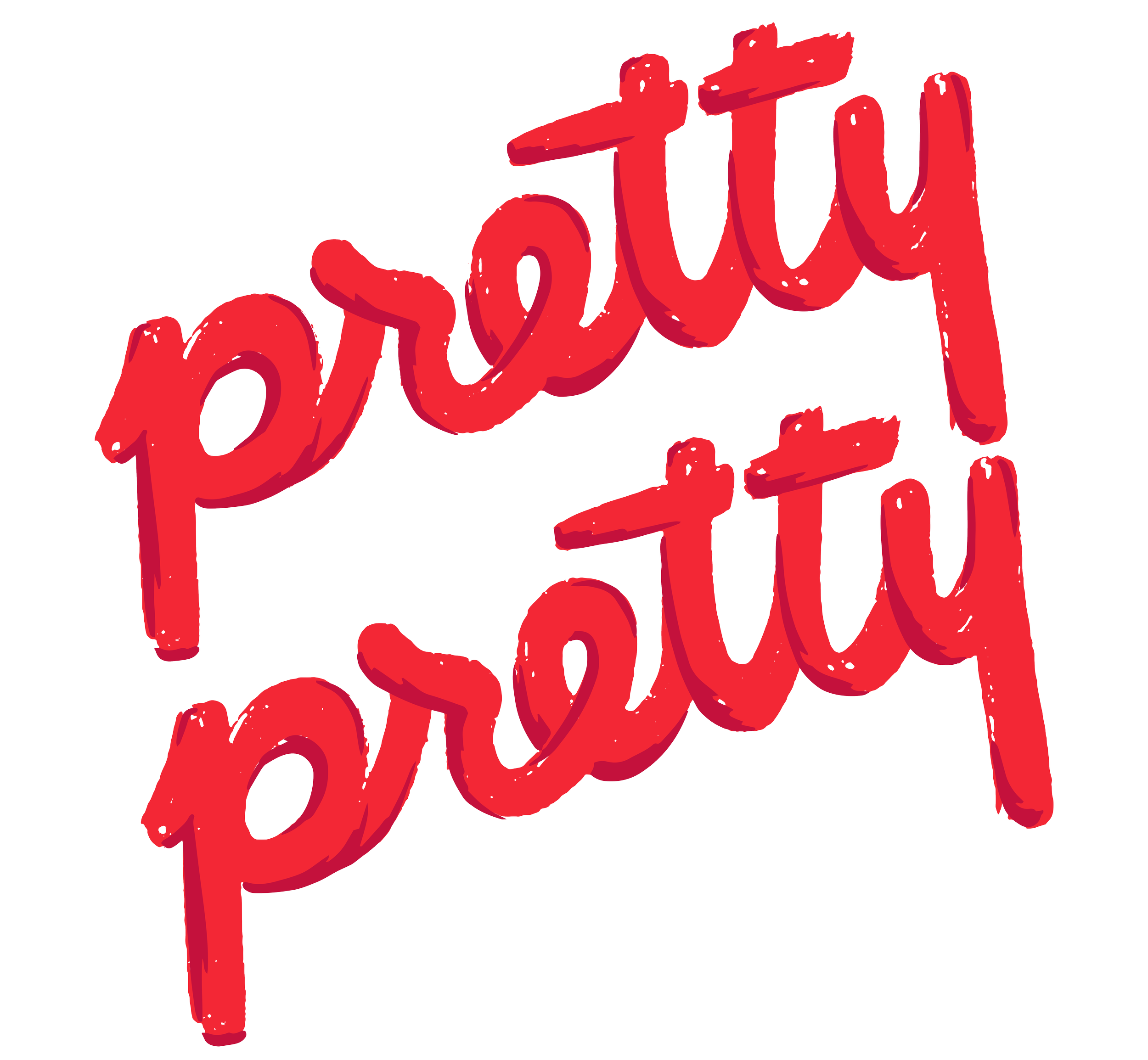 Red handwritten-style text reading "Rockin' Pistol" on a black background.