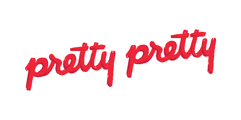 Pretty Pretty logo with sparkles