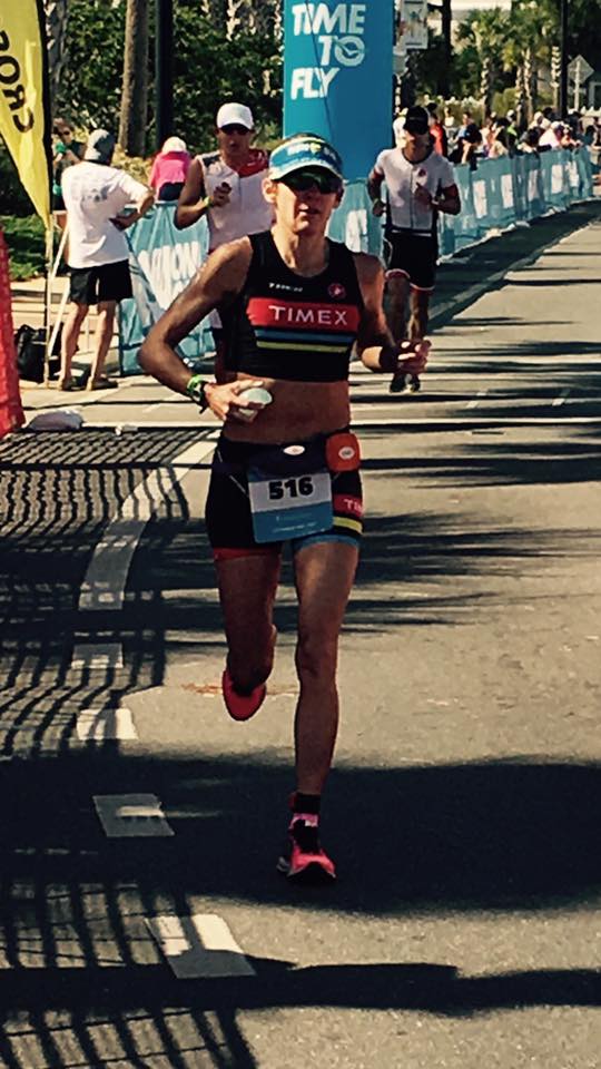 Deanna Newman in full stride