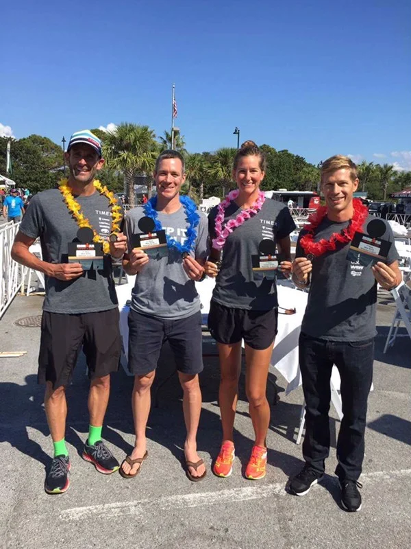 1st place: M30-34, M35-39, M40-44, and F30-34... not a bad day.