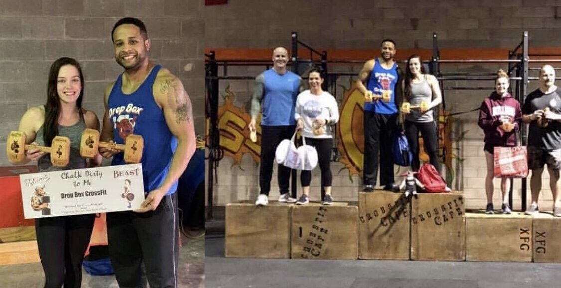 W/ comp partner Sam! BeaUty and & Beast comp, 1st place Scaled Division,, February 2019