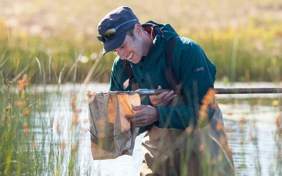 Randy takes samples.jpg