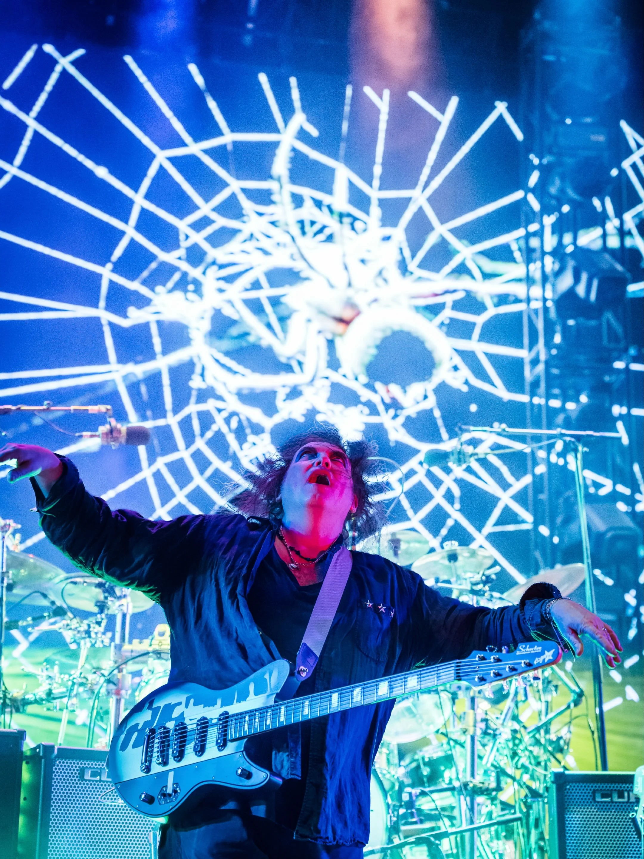 Last batch of @thecure images from the third show @festivalde.nimes ✌️❤️