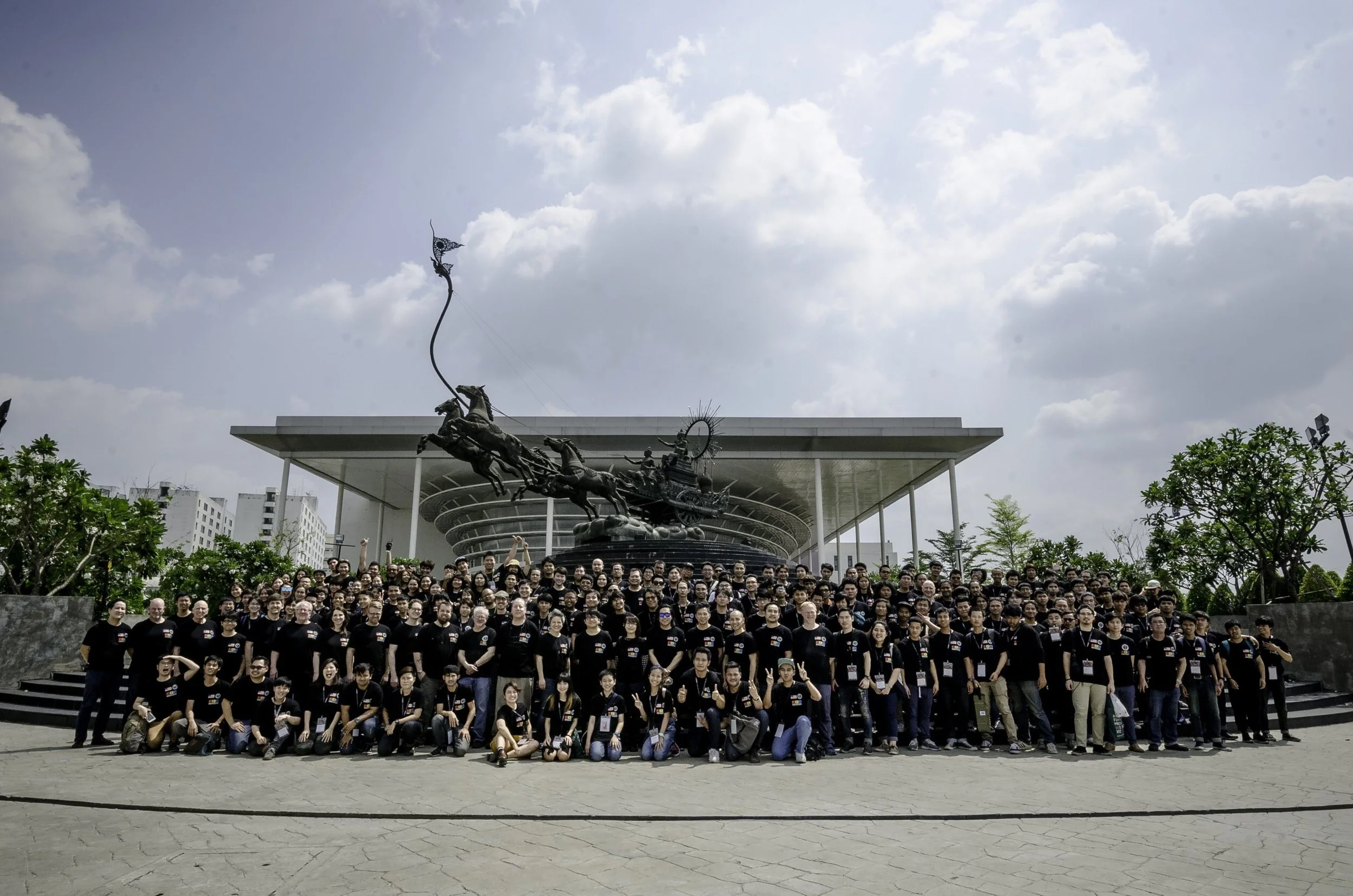 Students and faculty of the 2017 Thailand Jazz Workshop