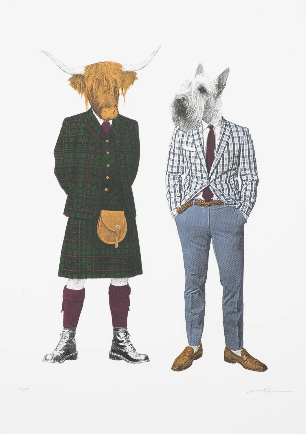 The Highland Bull & Scottish Terrier