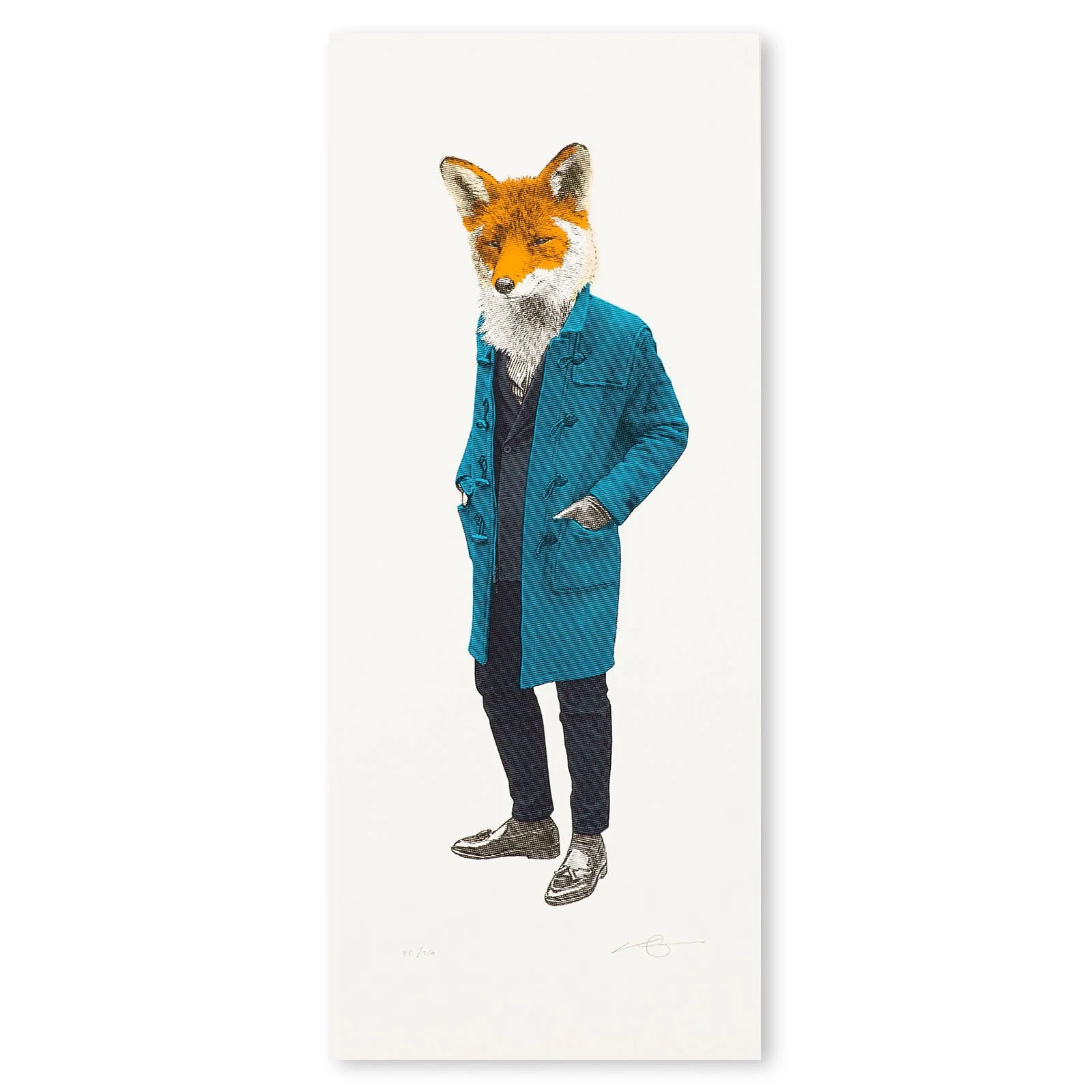 The Fox (Blue)