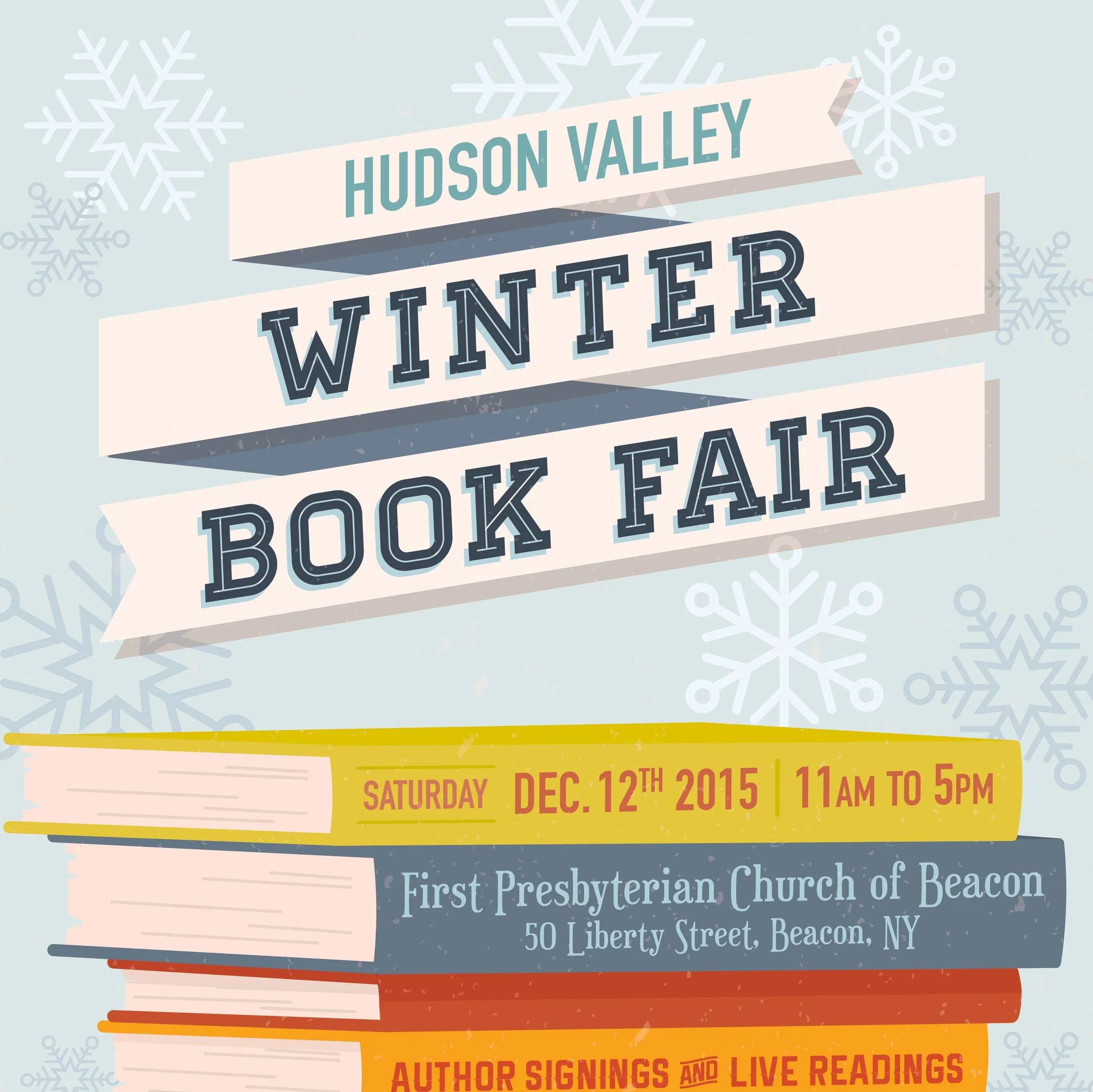 Hudson Valley Book Fair Poster Design