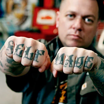 The Self-Made Man . . .