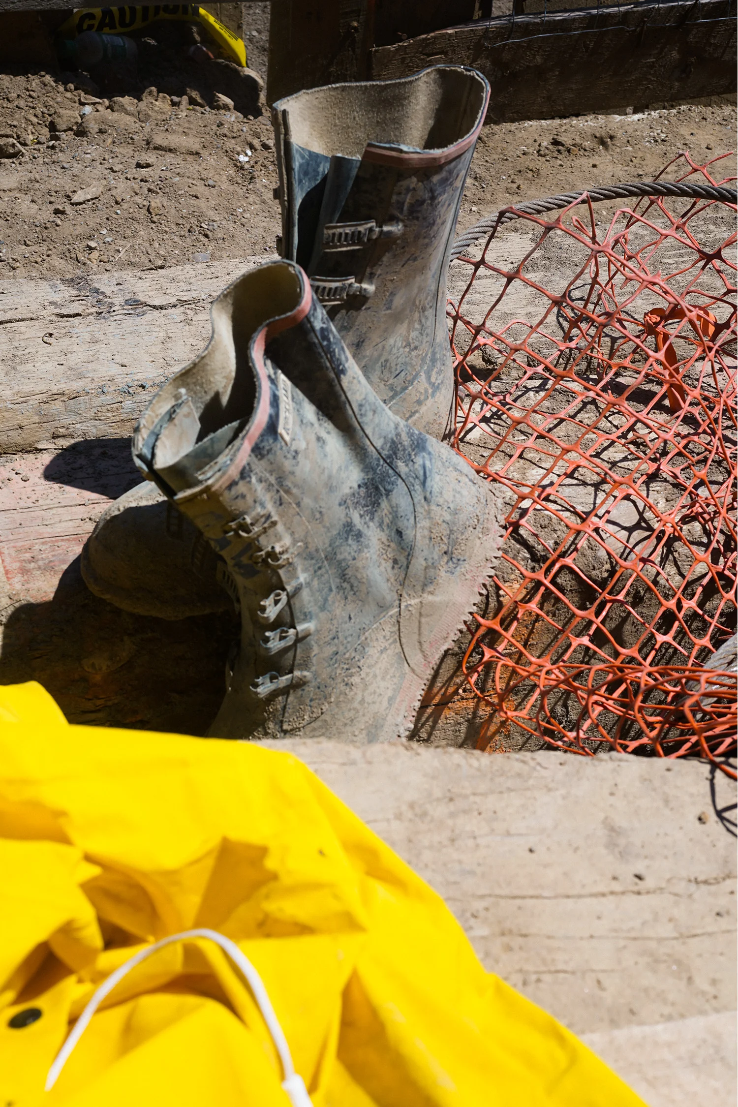 Construction gear, NYC, 2016