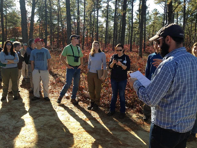 1st Stop: Pine Island Cranberry farm with Brian Kieffer of Pine Creek Forestry, LLC Photo by Inga La Puma