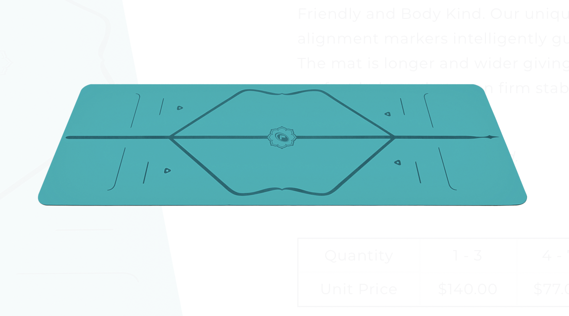 LIFORME Yoga Mat Teal