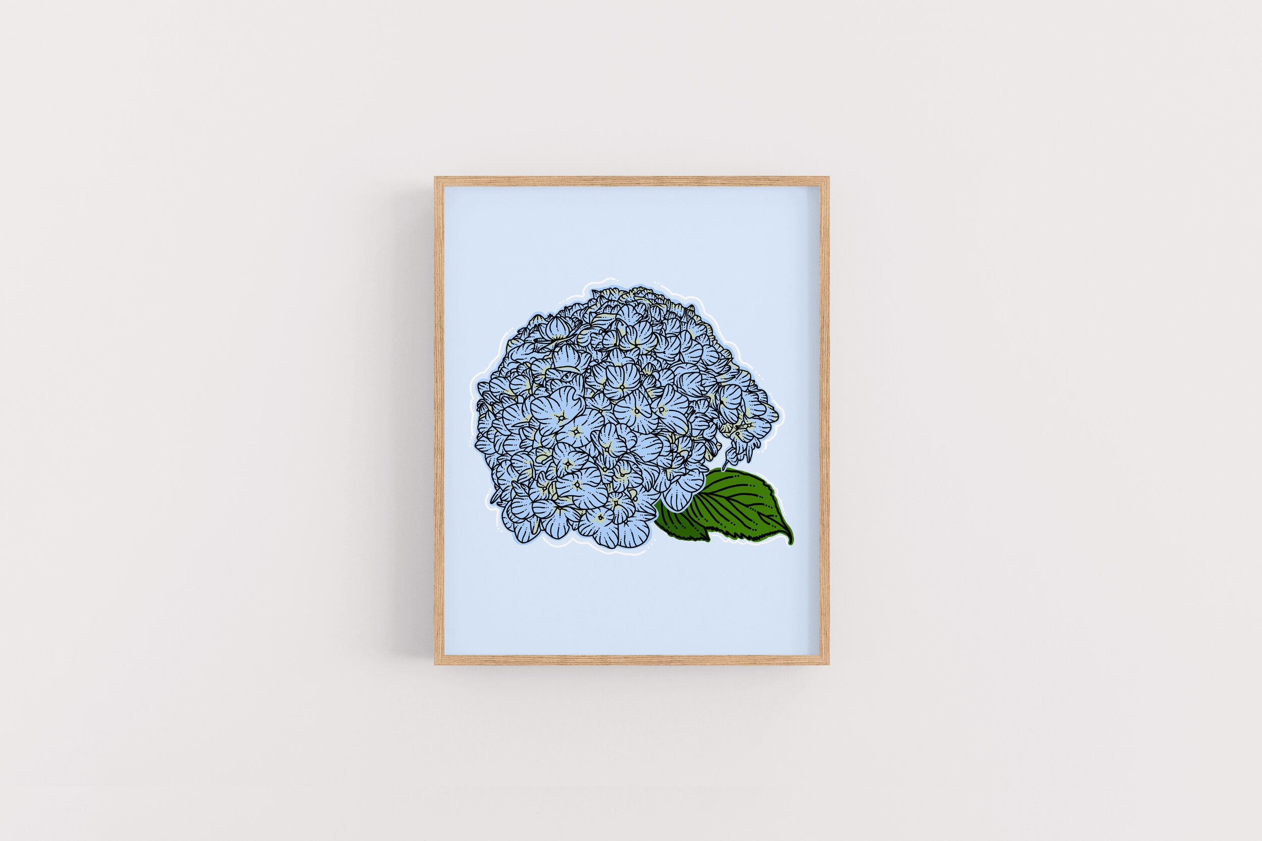 Hydrangea Print