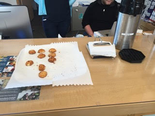 Cookies after the tour. Murilo would go back just for those!