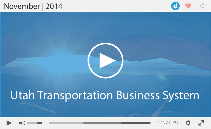  Utah Transportation Integrated Business System 