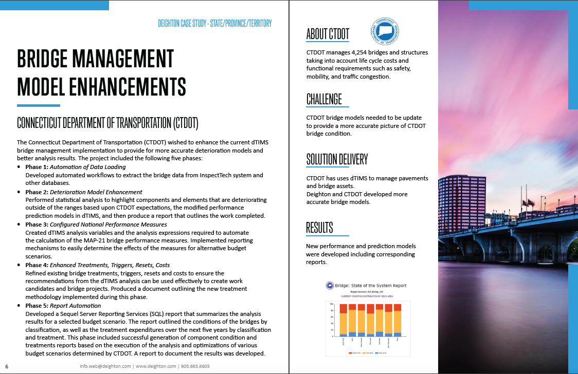 Bridge Management Model Enhancement