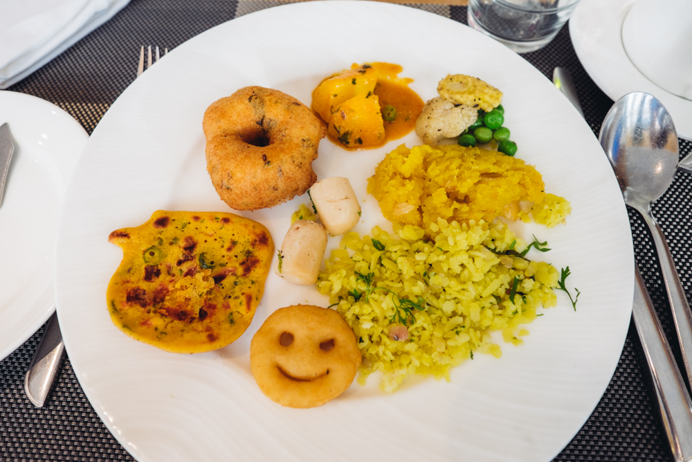 I love the happy face potato cake