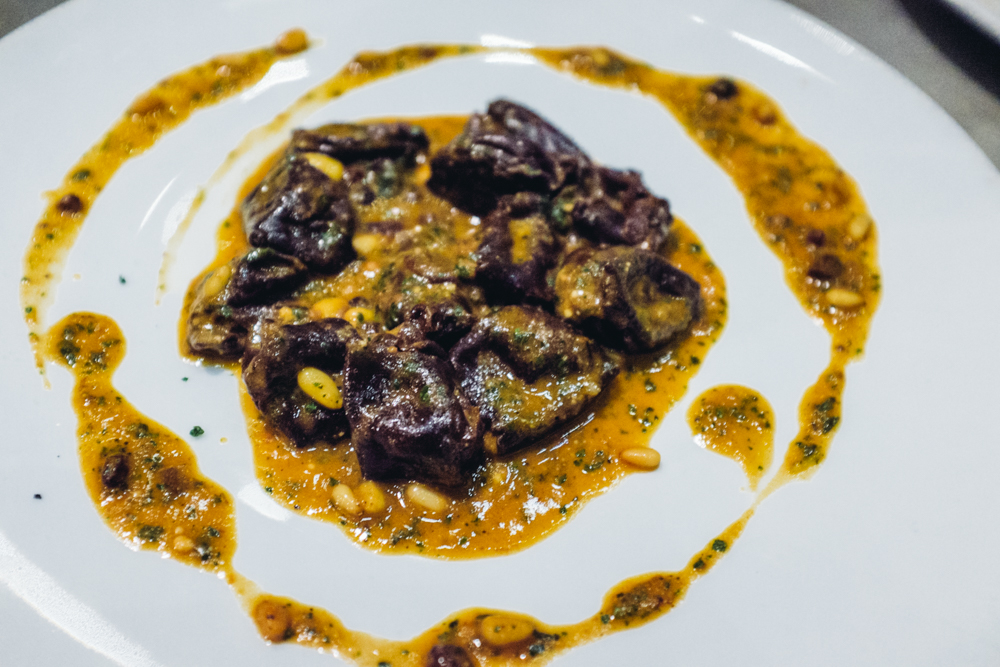 Agnolotti alla Vaccinara