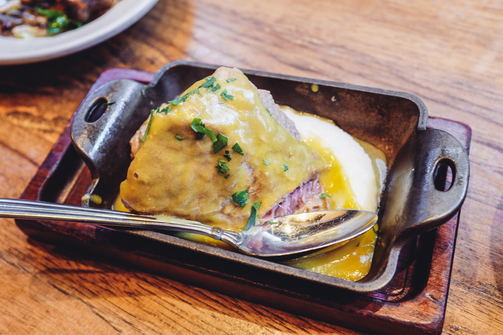 Milk Braised Pork Shoulder with Mashed Potatoes @ The Purple Pig