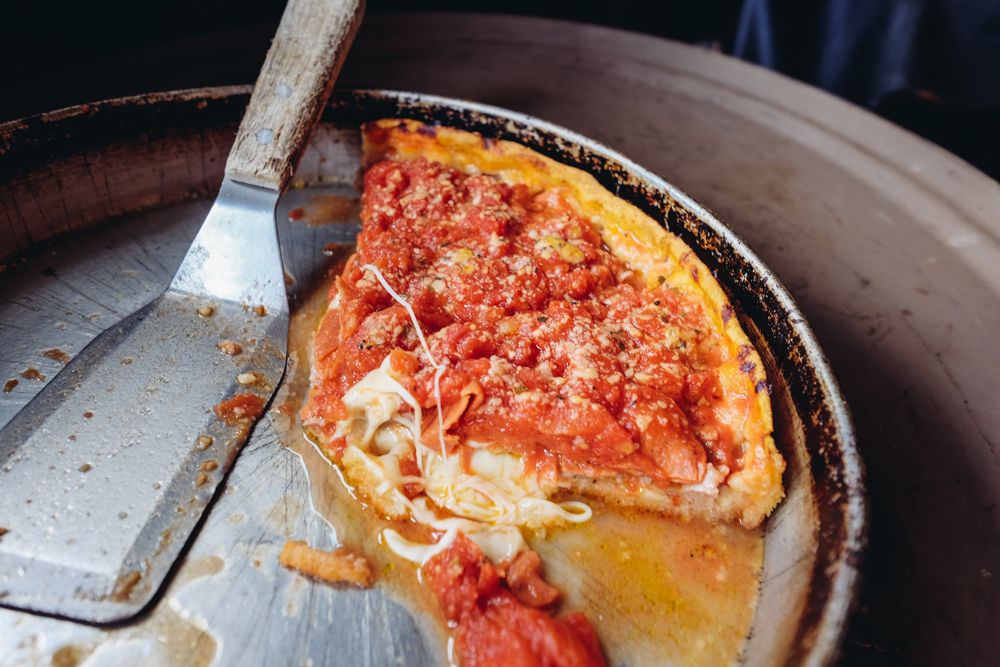 Deep Dish Pizza @ Lou Malnati's 