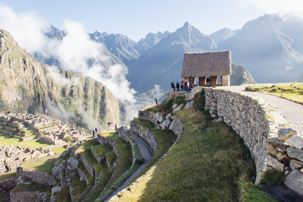 The Watchman's Hut with the perfect view over Machu Picchu