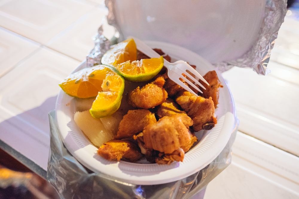 Chicharrones from the bar