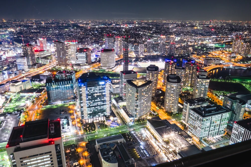 The view from the Landmark Tower