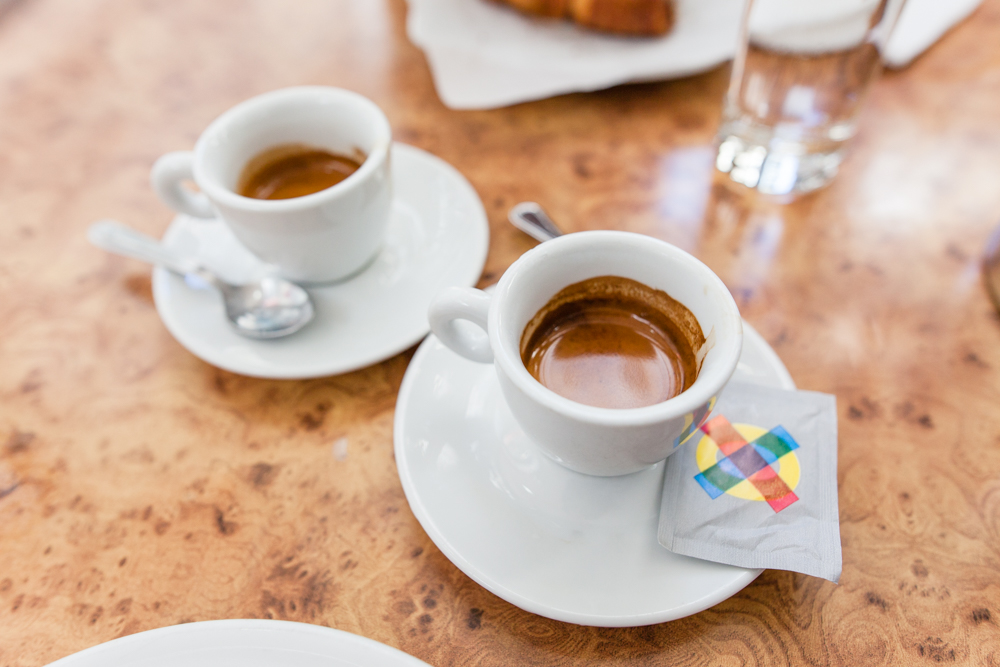 and some classic due caffè espresso .