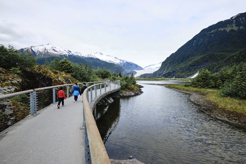 alaska disney cruise juneau mendenhall glacier