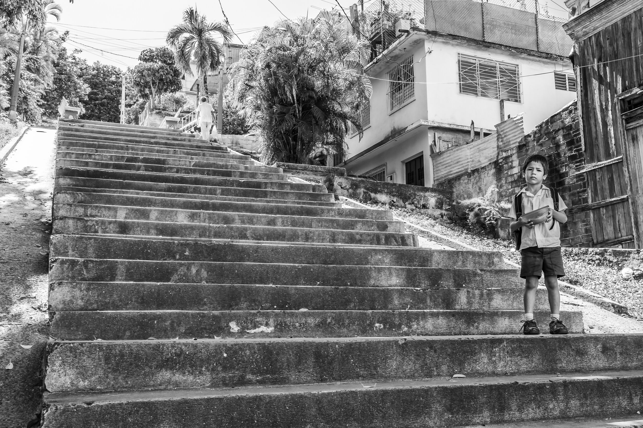 Escalinata de Calle 4 entre Gasómetro e Indio, 2011
