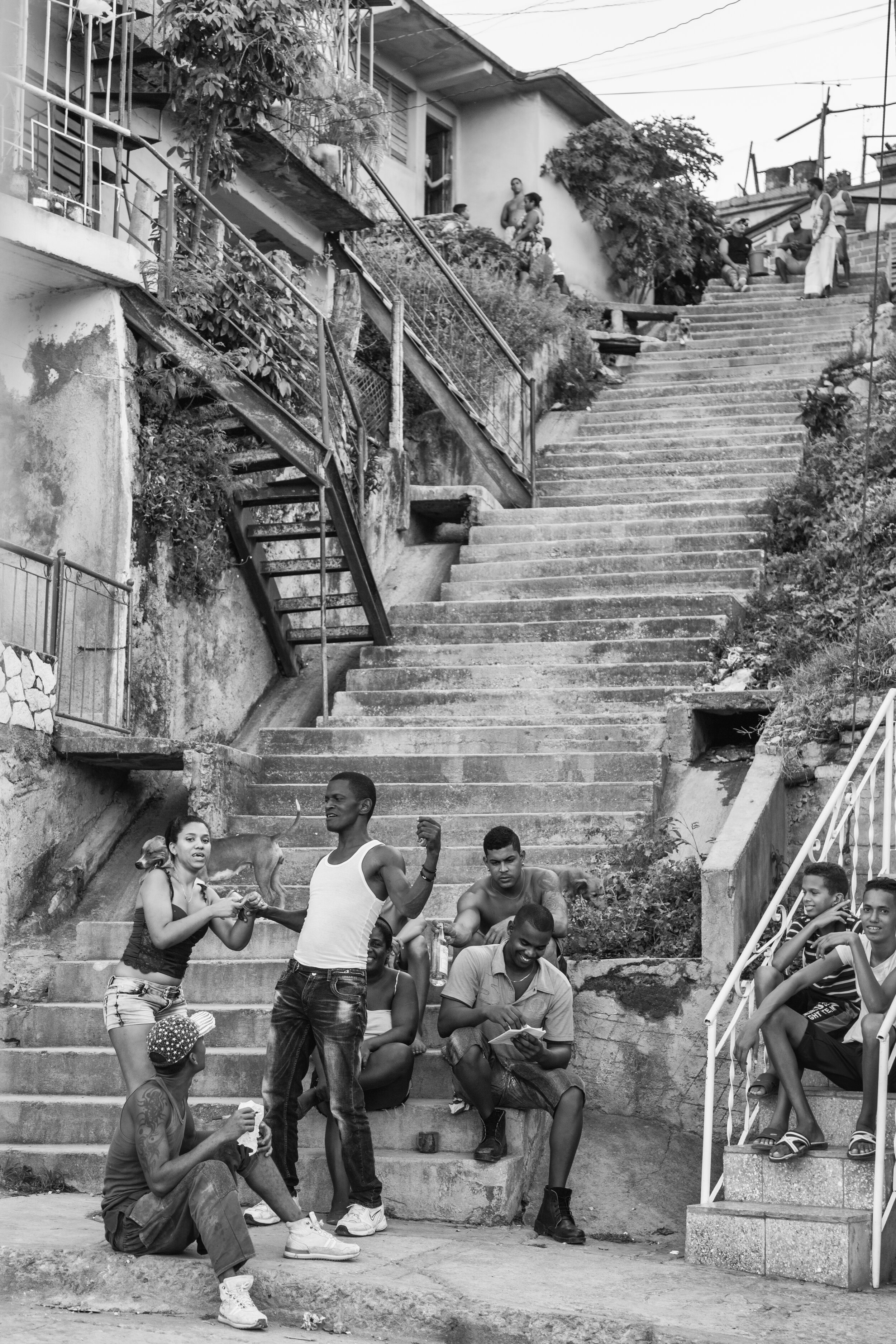 Escalinata de Calle 15, Reparto Altamira, 2016