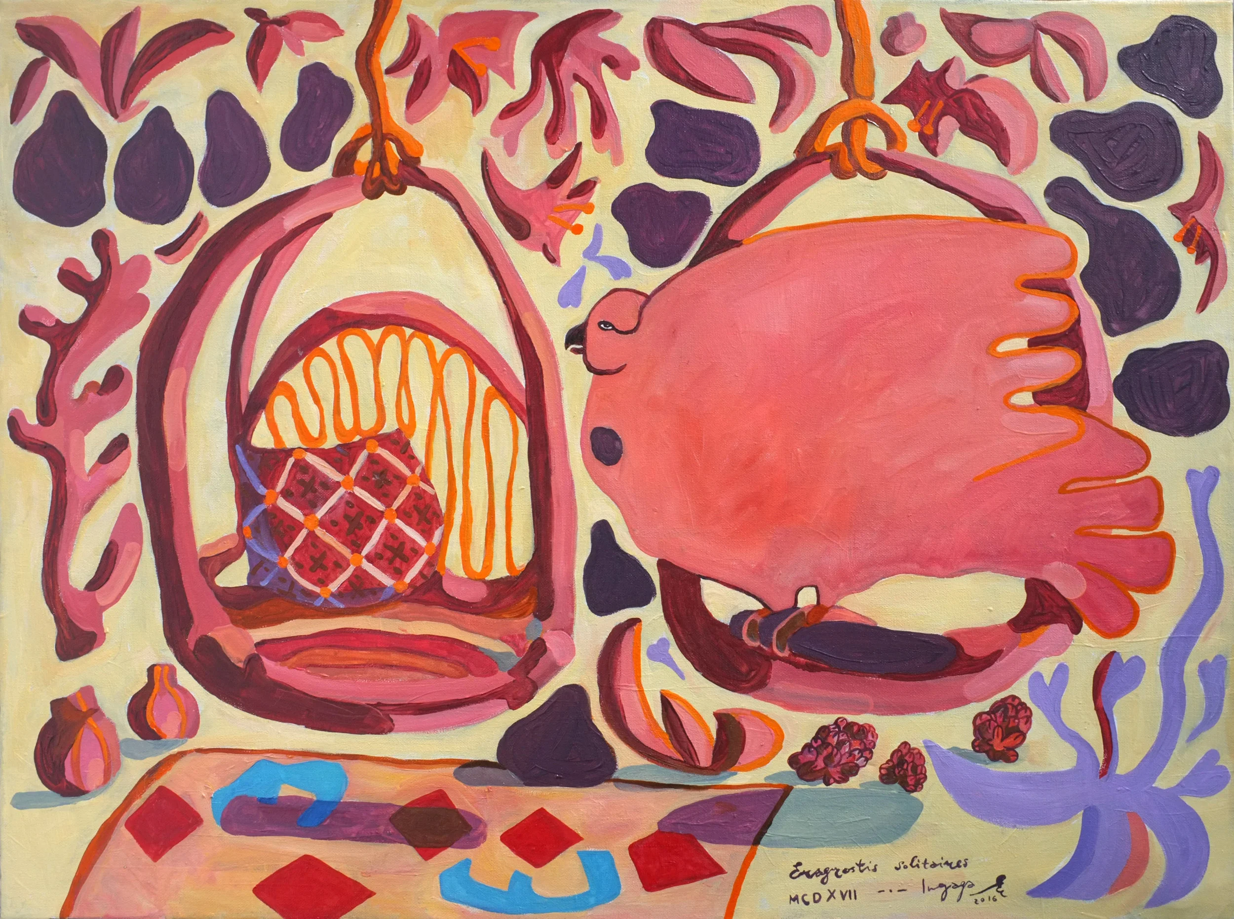 ANTIGRAVITY 70 x 90cm Oil on canvas / 2016