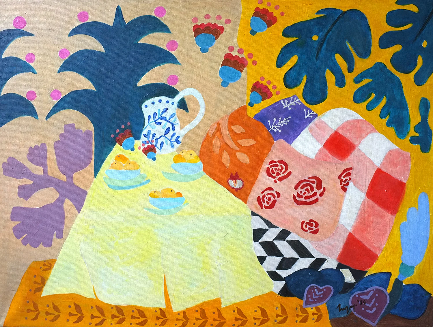 ONE SUNNY DAY IN PUEBLA 70 x 90cm Oil on canvas / 2015