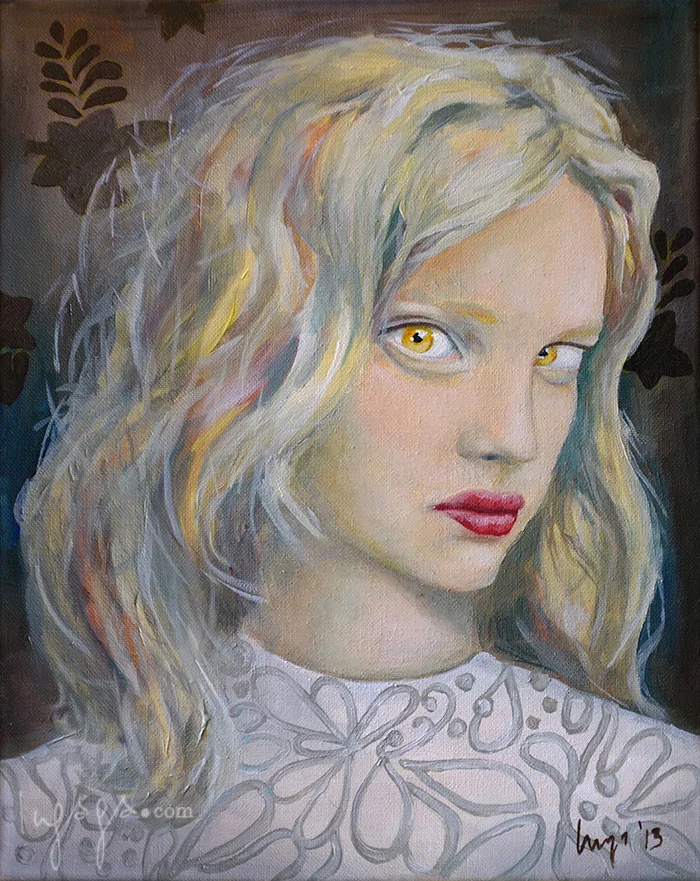 GIRL 40 x 50cm Oil on canvas / 2014