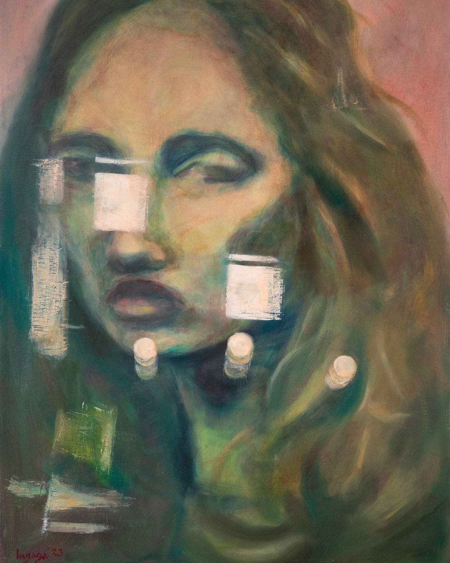 On the other side / 60x80cm / oil on canvas / 2023 #ontheotherside #portraitpainting #womanportrait #barcelonaartist #ingakaupelyte #ingaga #art #notaiart #notaiartist