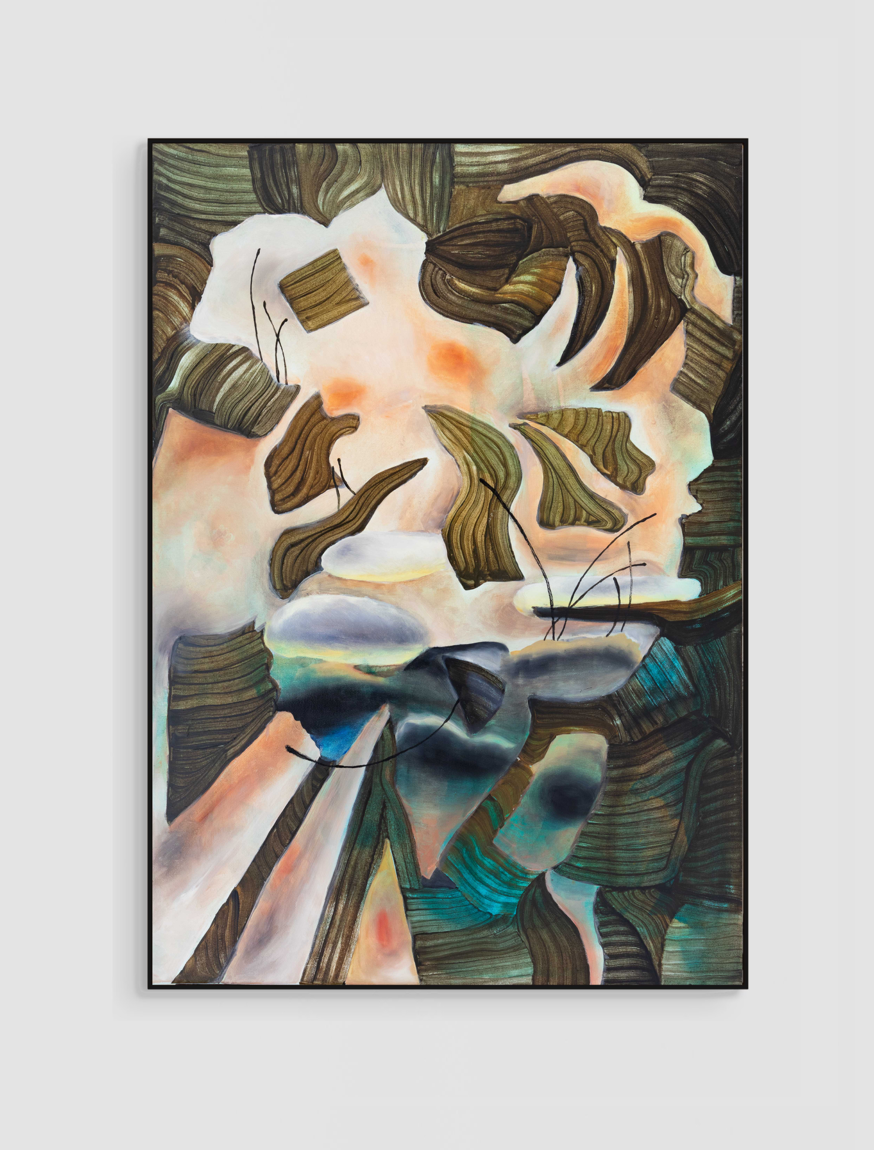 Bouquet of flowers / 50 x 70 cm / Oil and acrylic on canvas / 2025