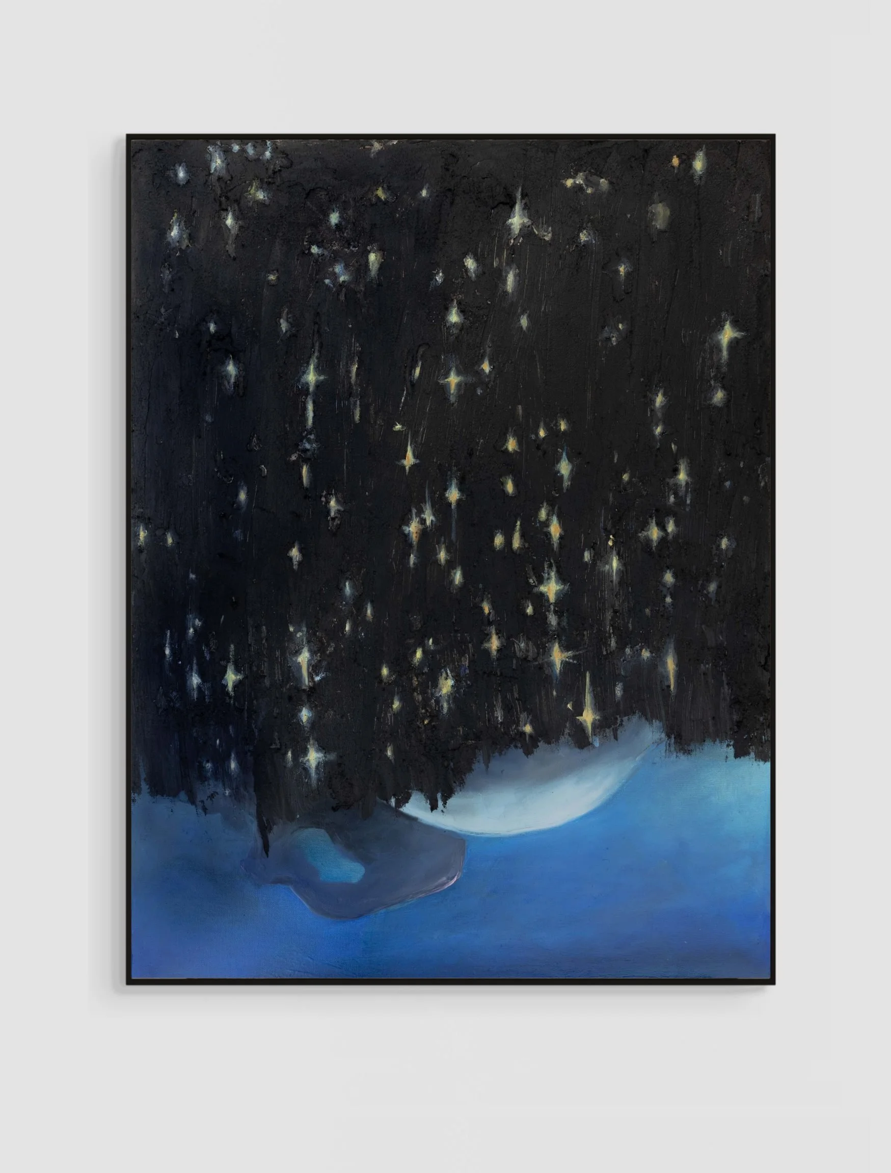 Earth on Heaven / 60 x 80 cm / Oil, acrylic and clay on canvas / 2025