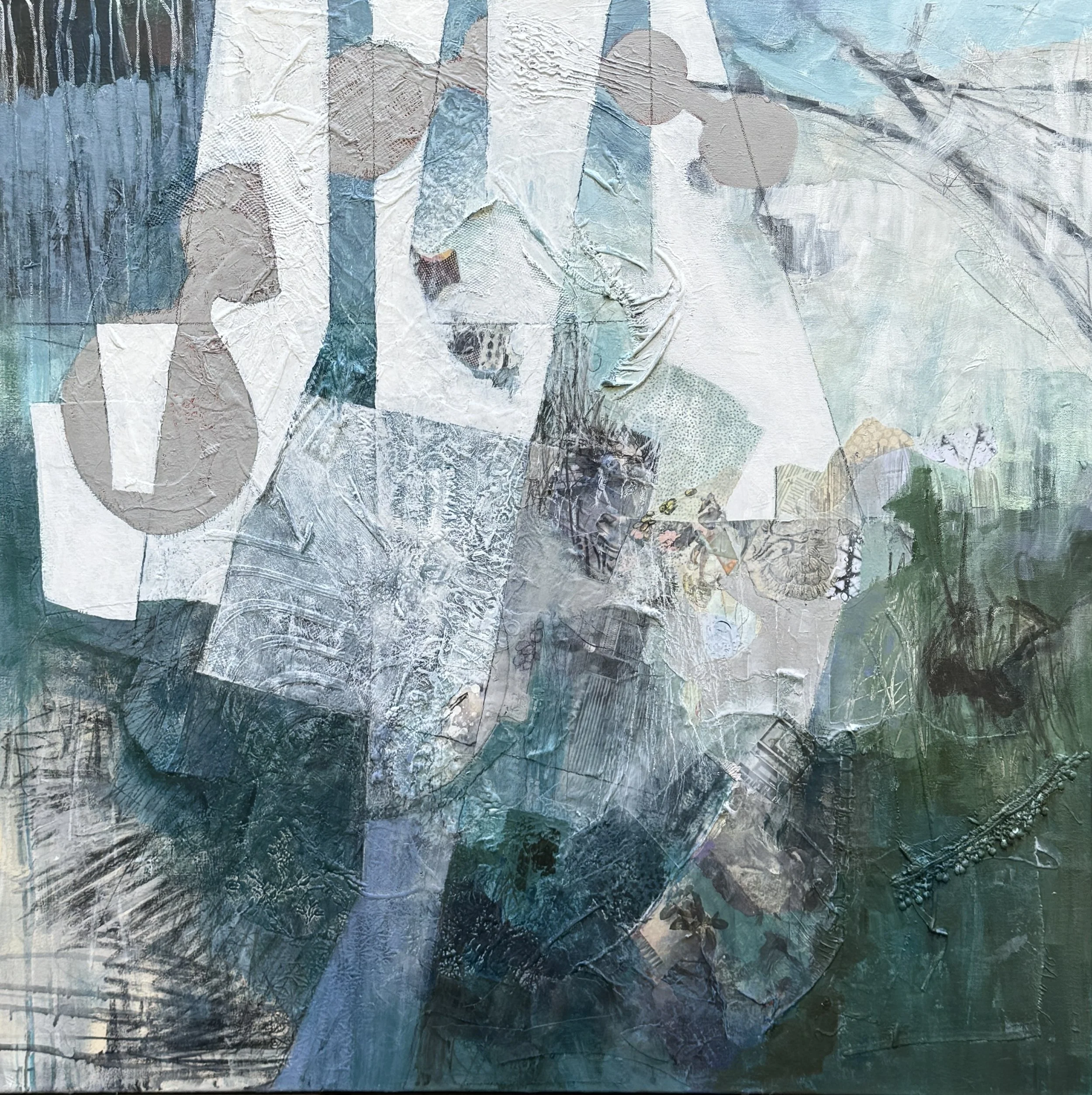  Narration of the Self, 36 × 36 