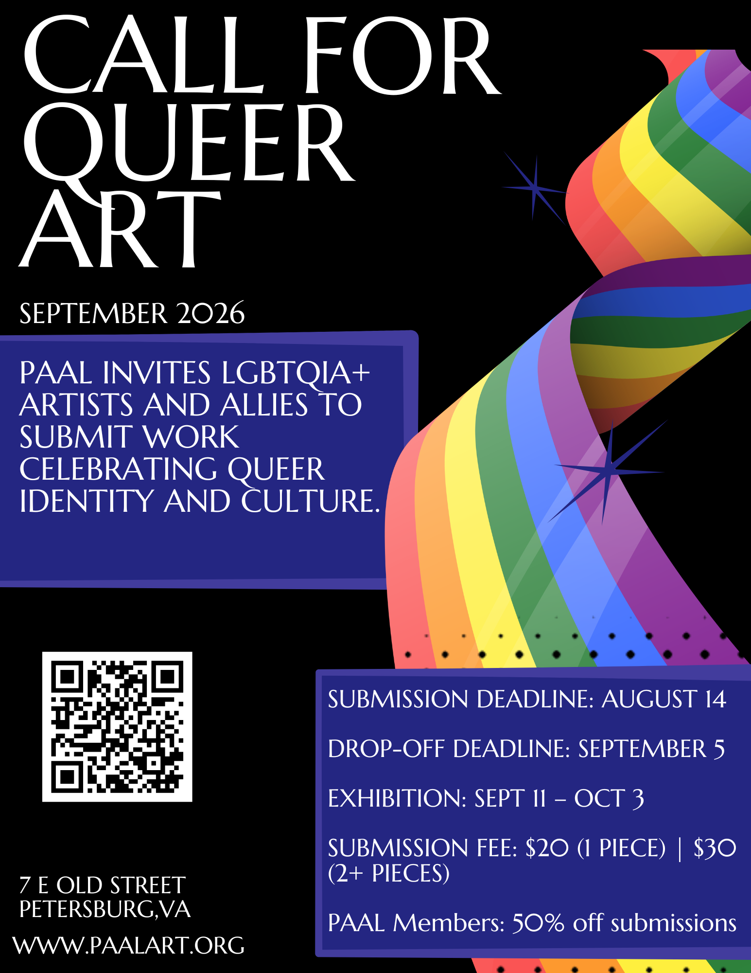 Queer Call for Art Sept. 2026