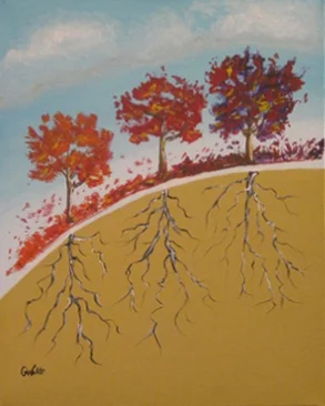 a painting by George Wall