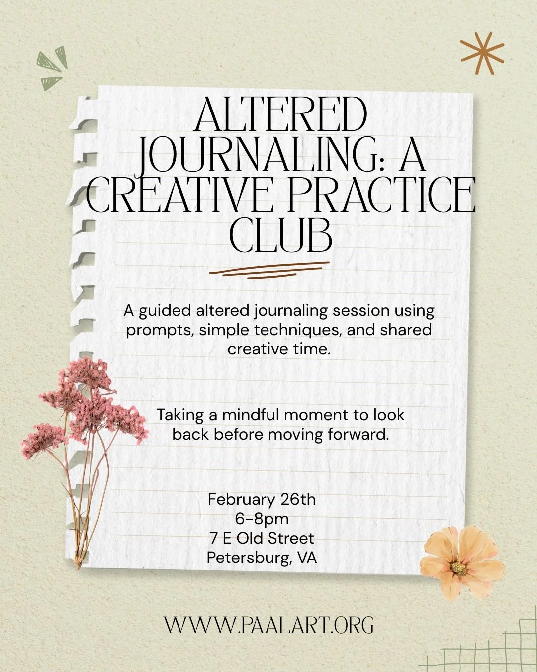 Altered Journaling: A Creative Practice Club