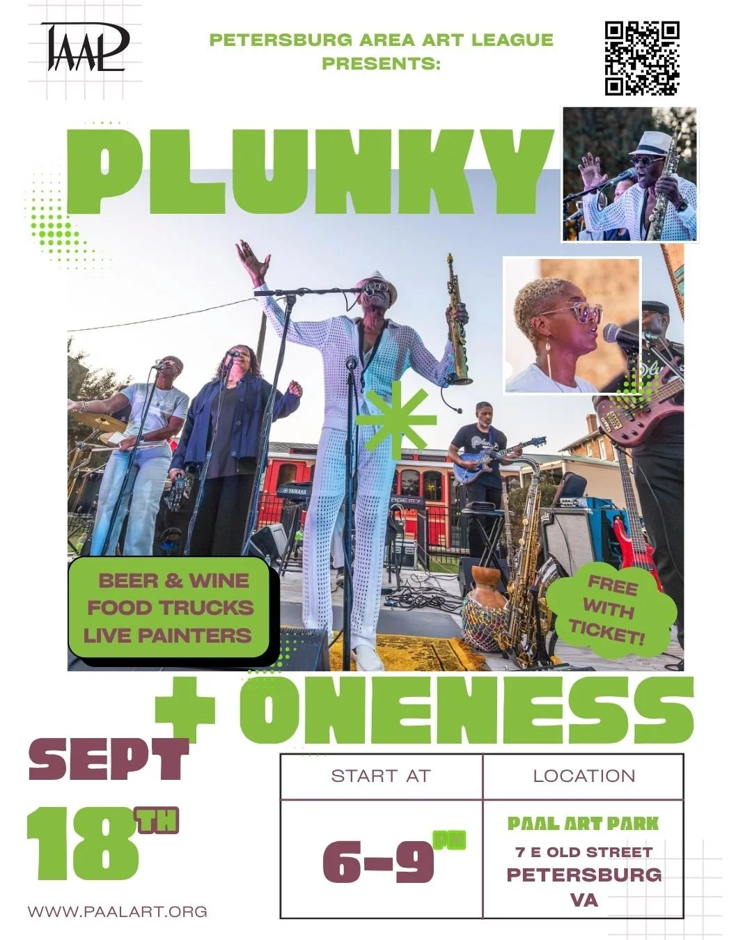 Plunky + Oneness Live in the Art Park