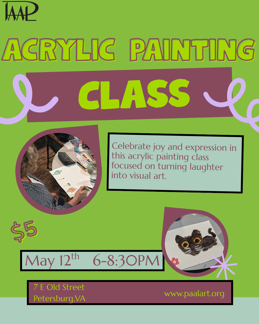 Painting Class: Turning Joy into Acrylic Art
