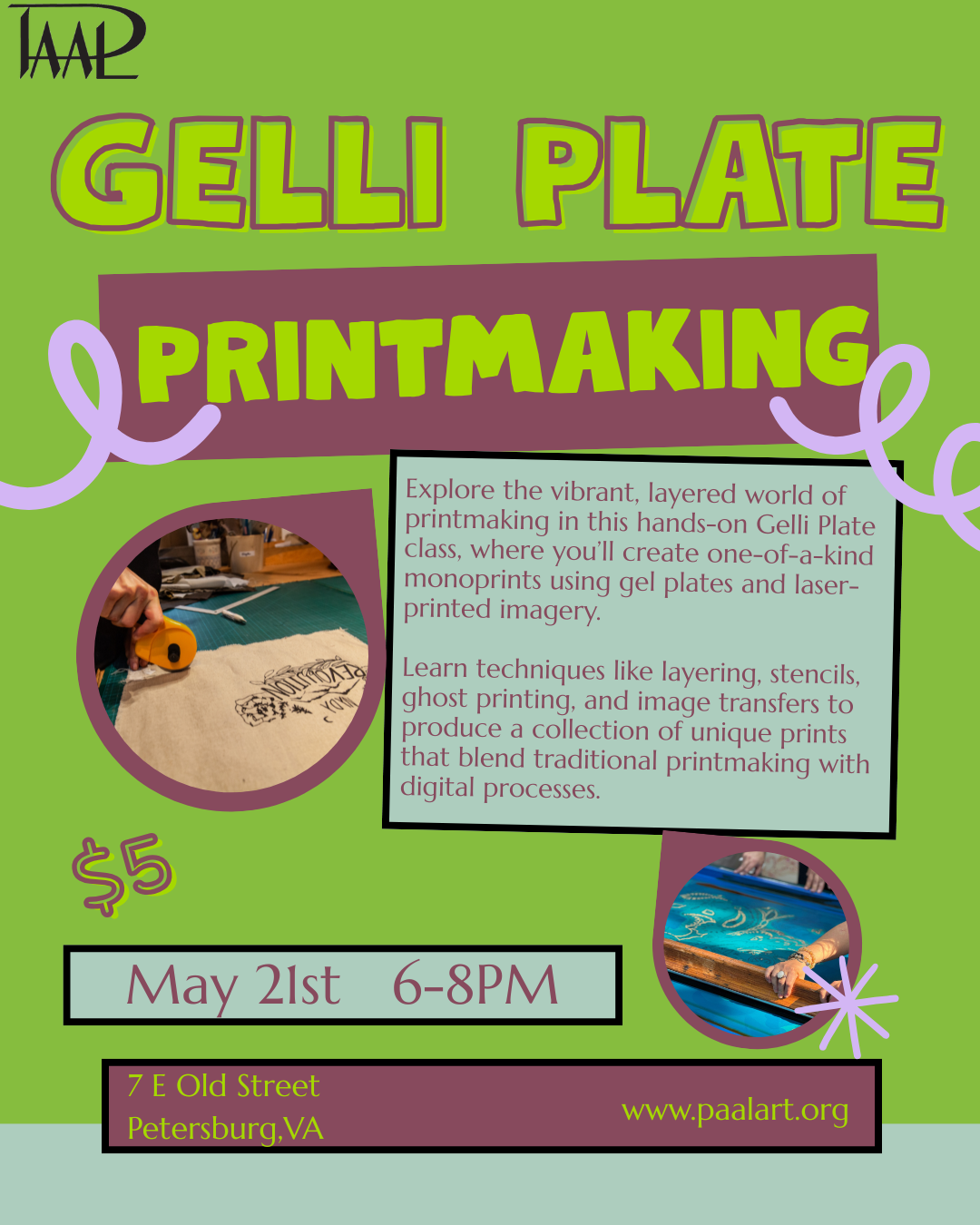 Gelli Plate Printmaking: Layers & Image Transfers