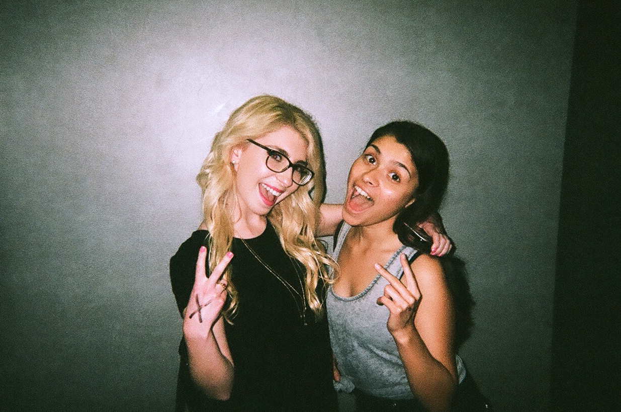 Bad Suns show with pal Crystal (Apr. 2015)